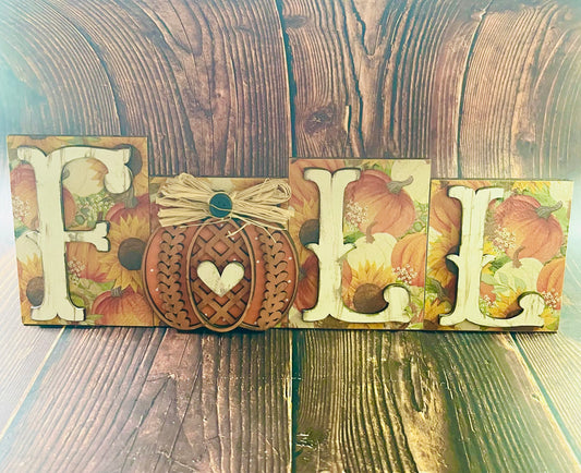 Fall - Word blocks