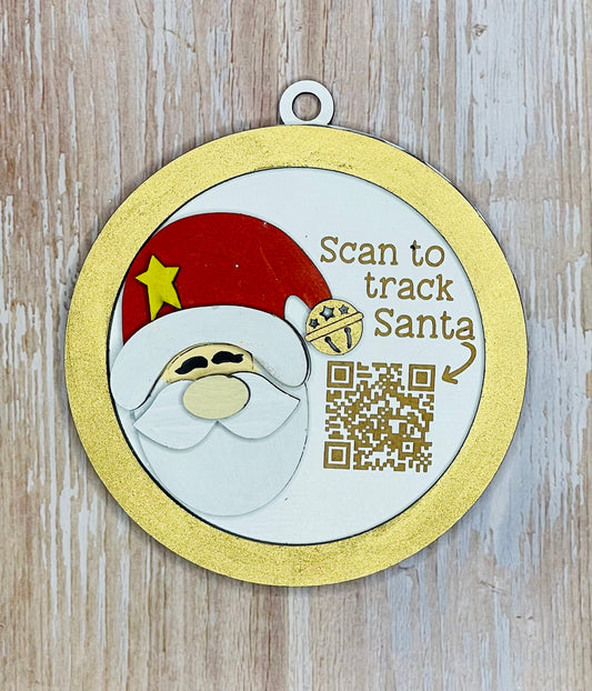 Santa tracker Ornament