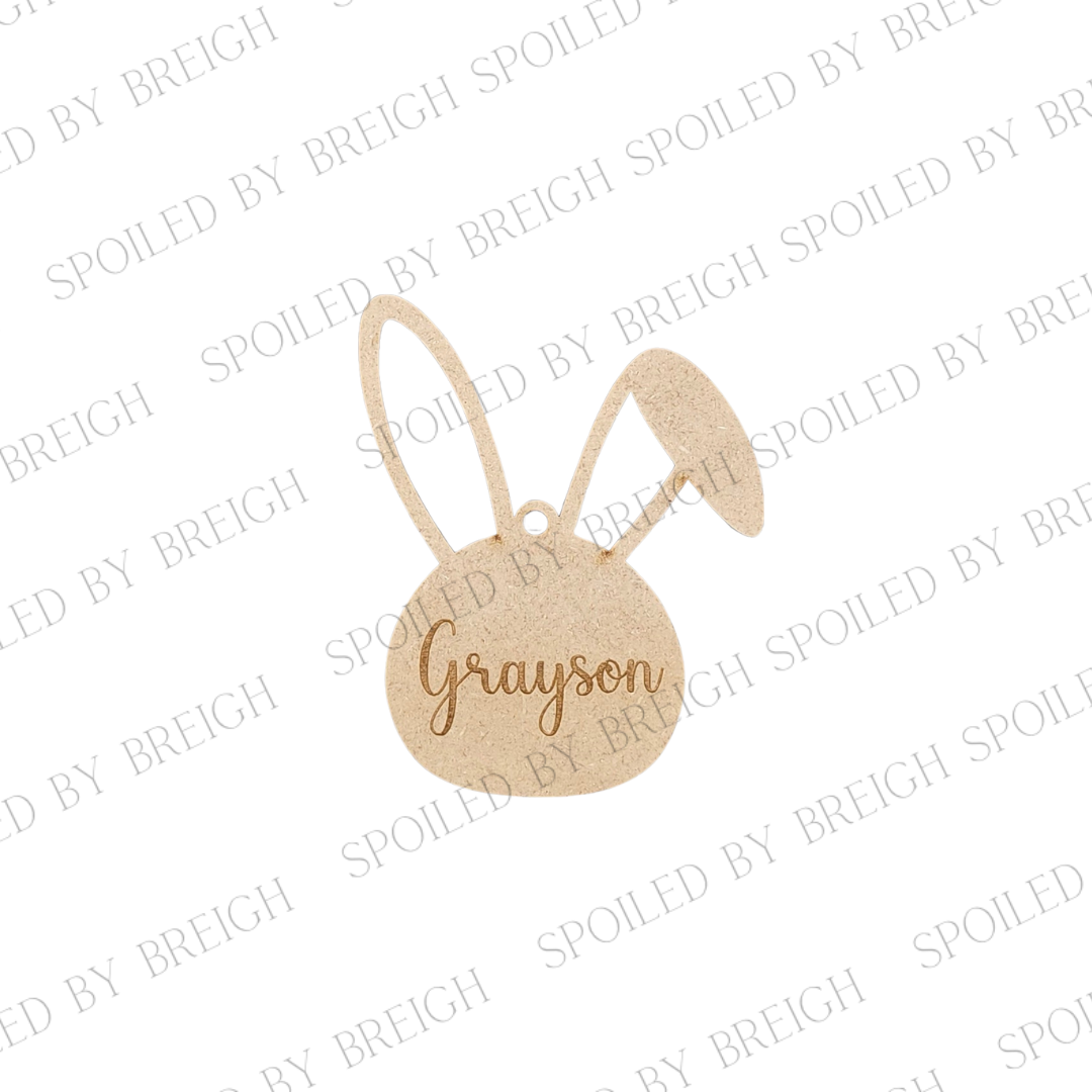 Personalized Bunny Tag