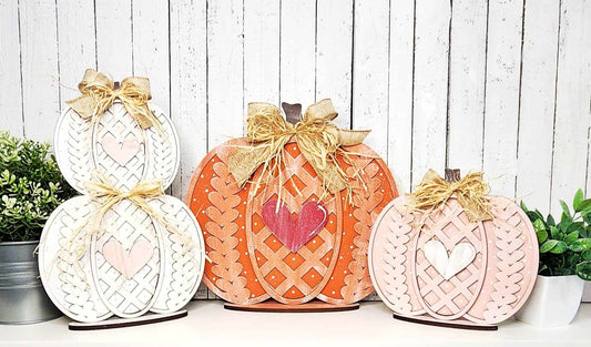 Sweater pumpkins DIY kit