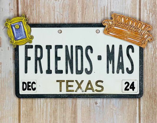 Friends Mas plate Ornament