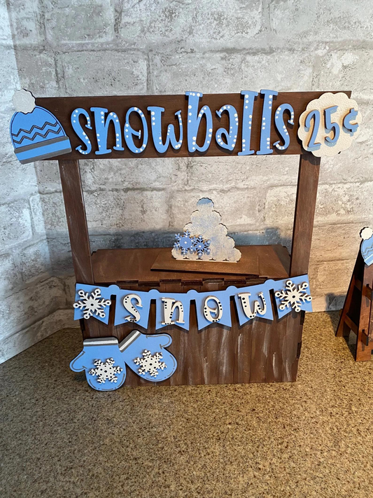 Snowball Market Stand Interchangeable