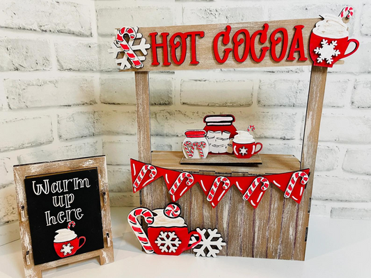 Hot Cocoa Market Stand Interchangeable