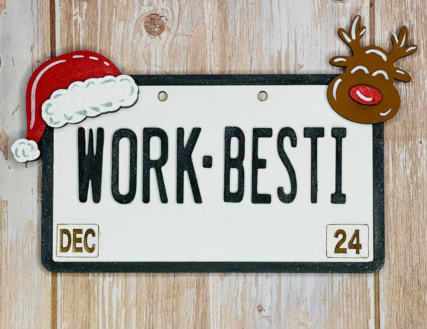 Work Besti plate Ornament