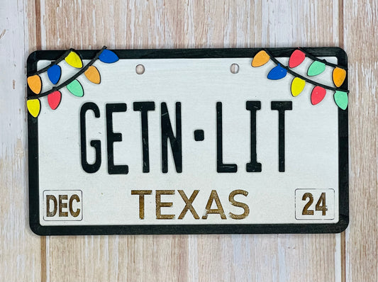 Getn Lit plate Ornament