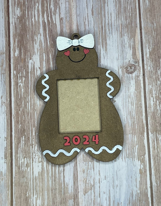 Gingerbread photo Ornament