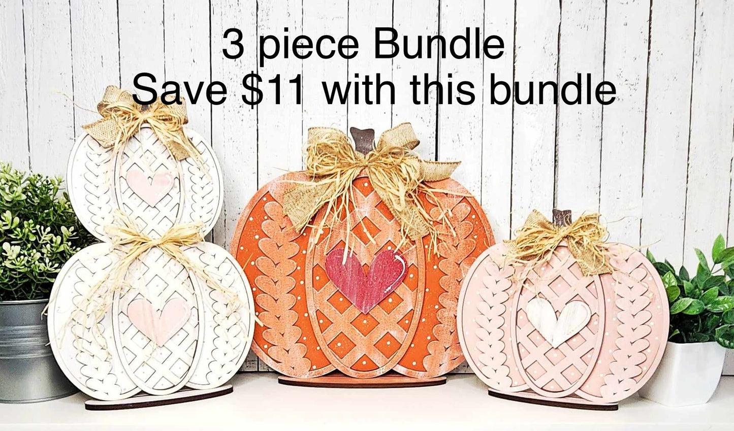 Sweater pumpkins DIY kit