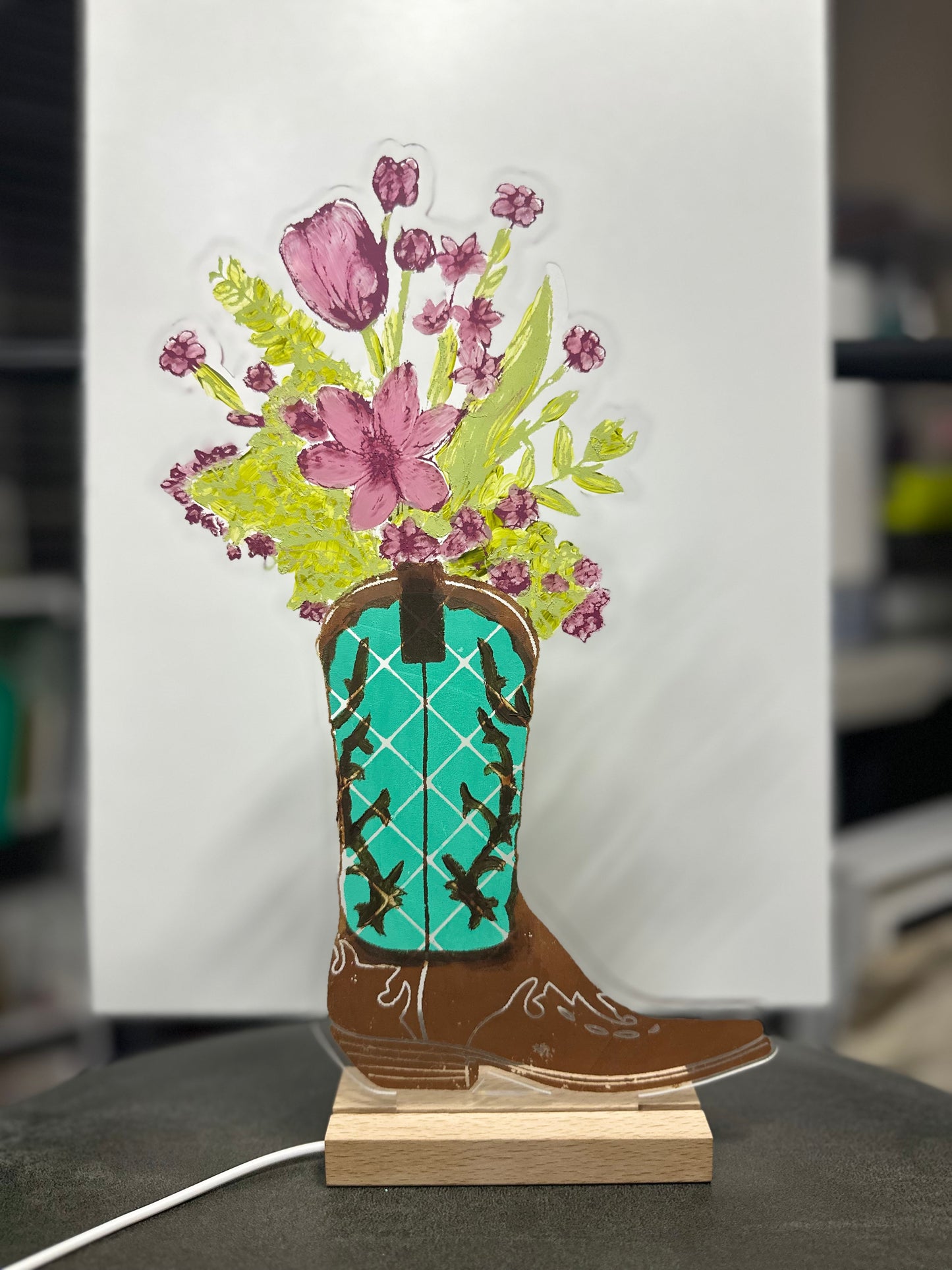 Acrylic February Club Boot