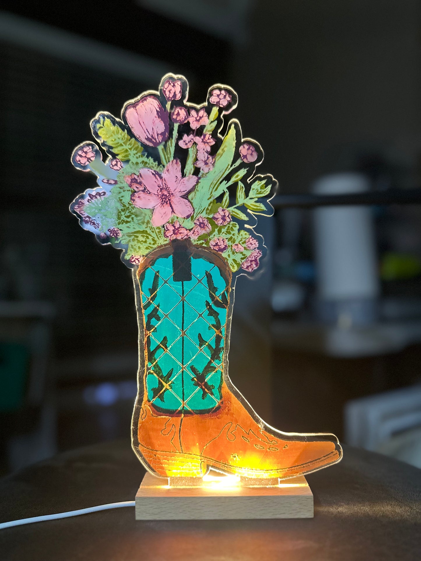 Acrylic February Club Boot