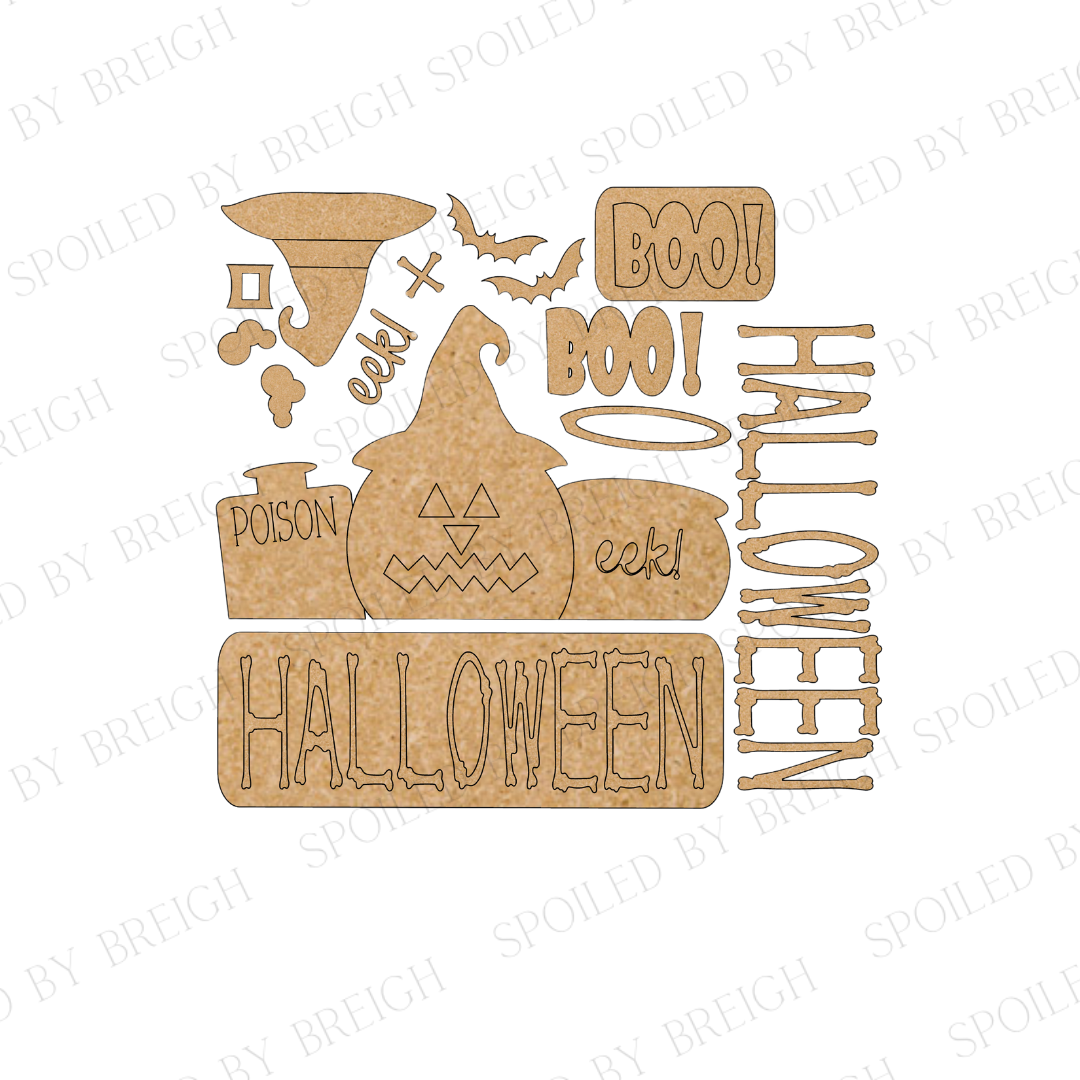 Halloween boo add-on