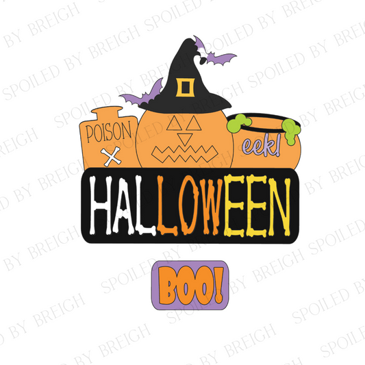 Halloween boo add-on