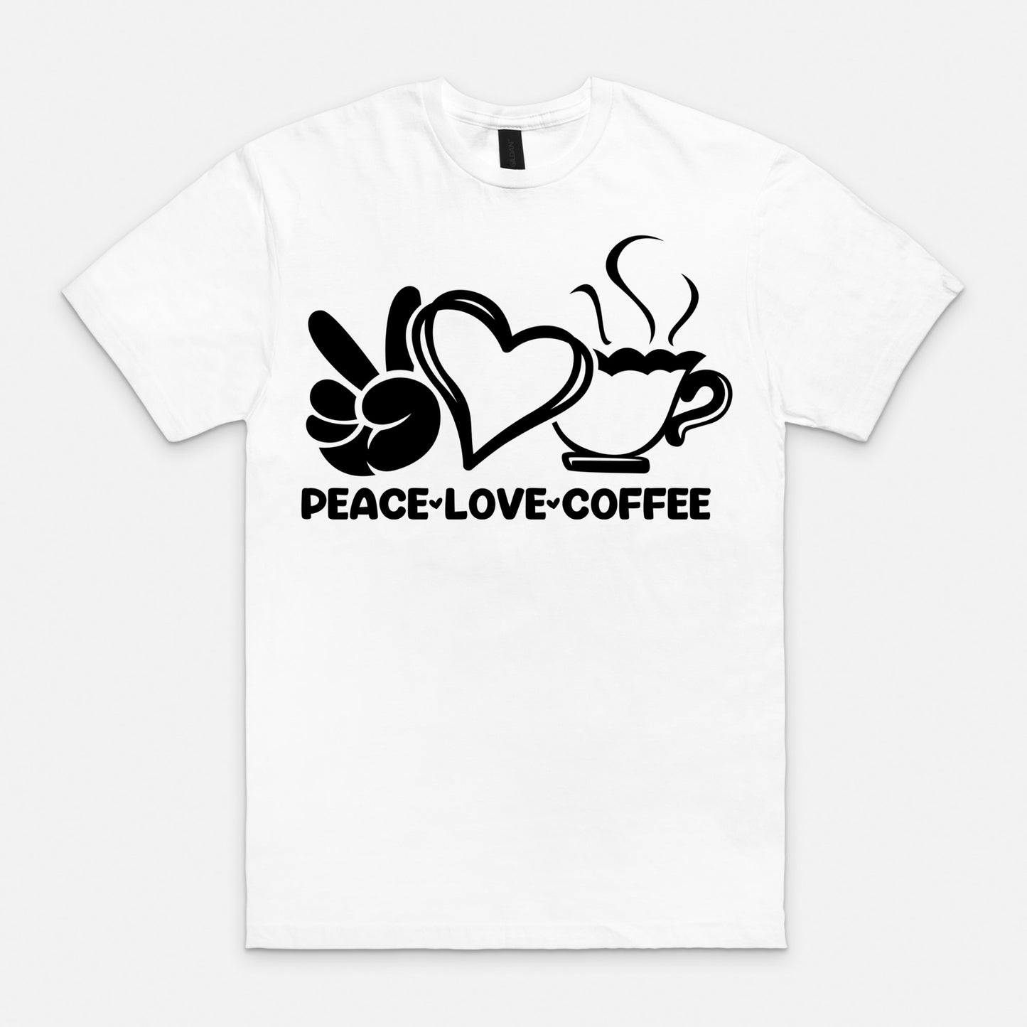 Peace Love and Coffee Tee